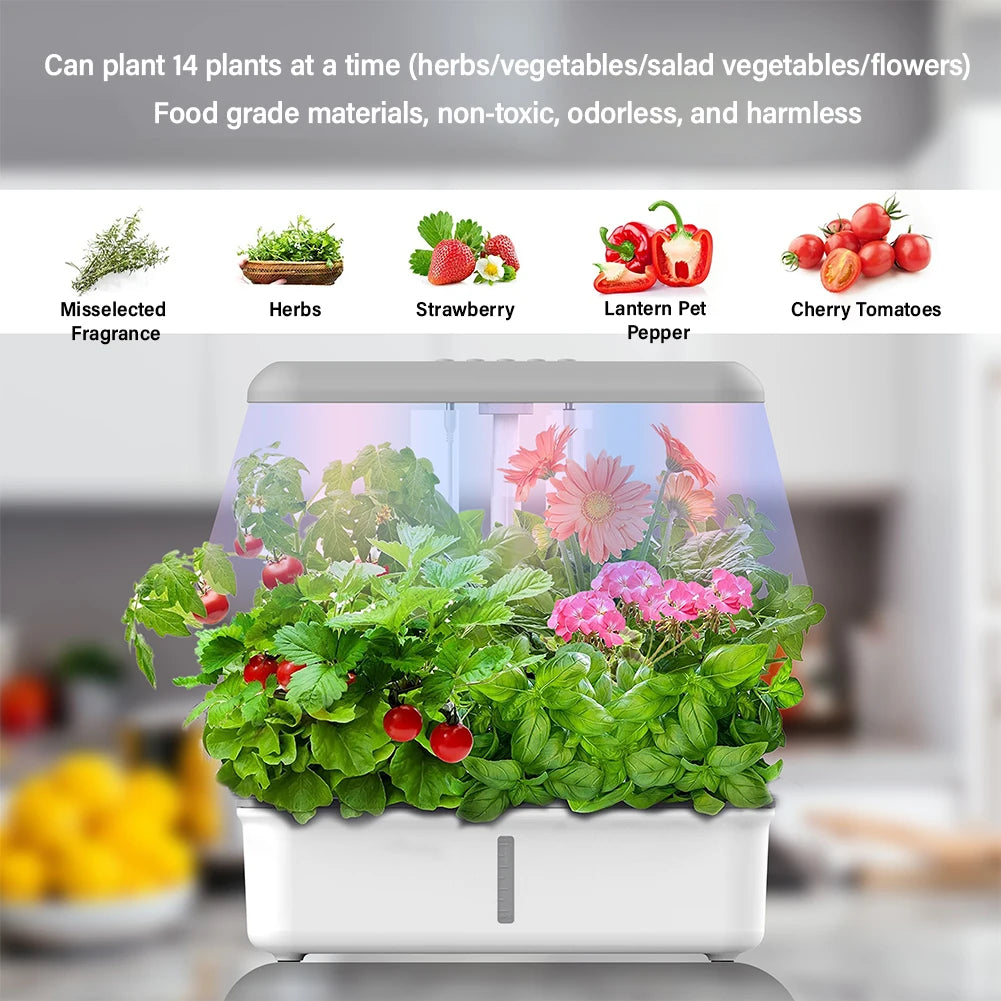 Tuya WiFi Plant Hydroponics System Growing LED Light Soilless Smart Planting Machine Self Watering Indoor Home Gardening Planter