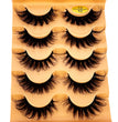 5pairs Classic Hybrid Volume Lashes New Arrival Wispy D Curl Short Russian Strip Lashes Makeup False Eyelashes