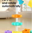 Montessori Rotating Rainbow Tower Baby stacking Puzzle Toys safety andEnvironmental Protection Colored children's Toys