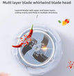 500ML Manual Meat Mincer Garlic Chopper Rotate Garlic Press Crusher Vegetable Onion Cutter Kitchen Cooking Accessories