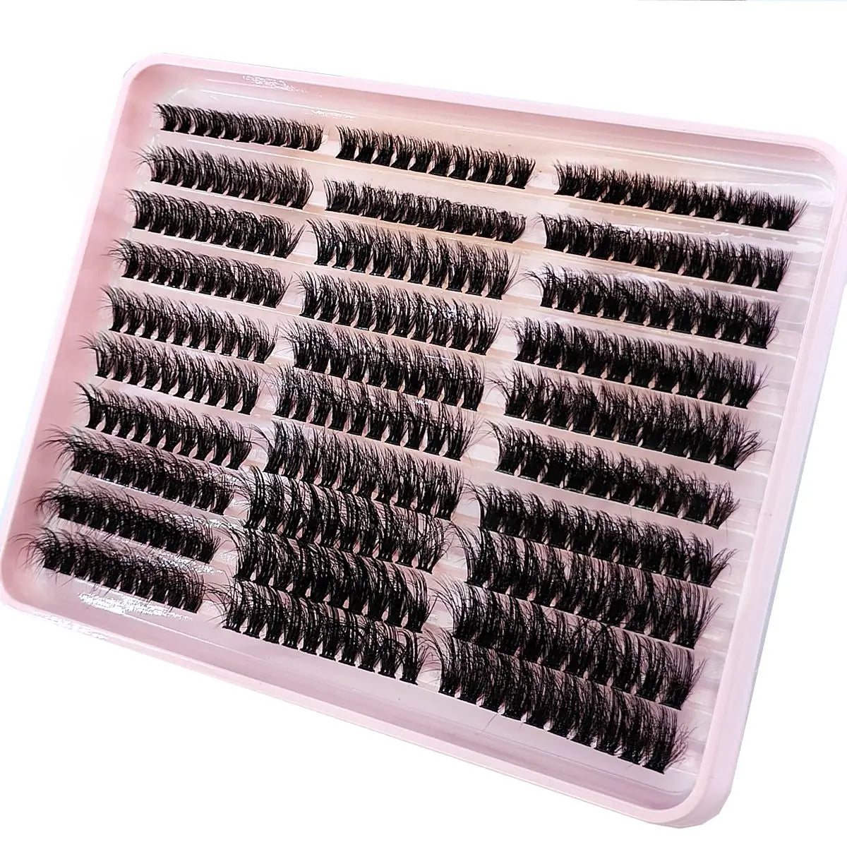 290/300Pcs 5D Fluffy Thick Eyelash Clusters D/DD Curl Wispy Individual Lashes 60+80+100 Mix Eyelash Extensions False Eyelashes