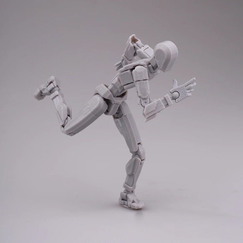 Multi-Jointed Movable Shapeshift Robot 2.0 3D Printed Mannequin Dummy 13 Action Figures Toys Kids Adults Parent-children Games