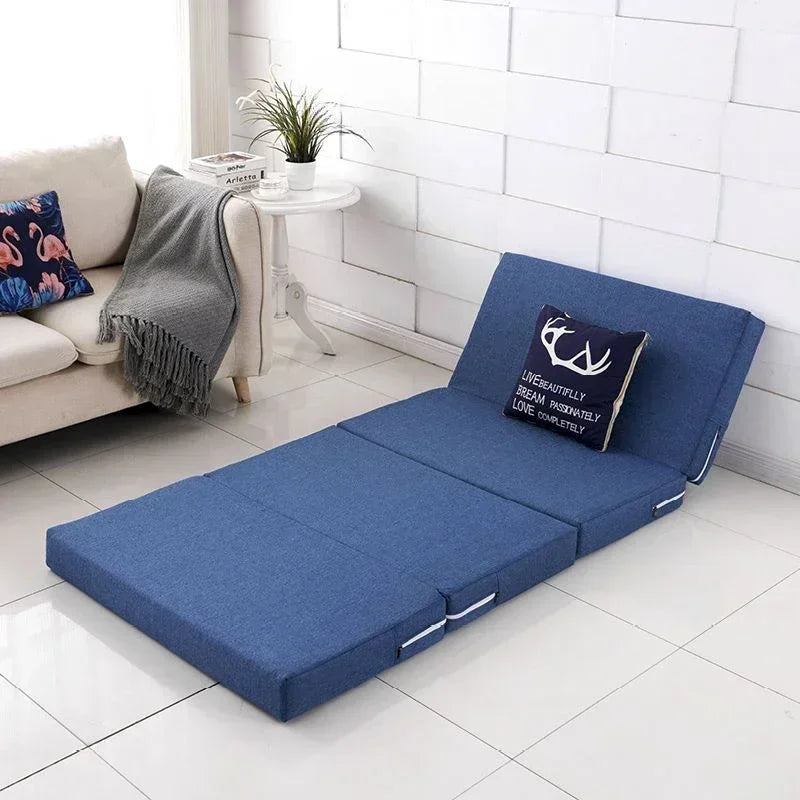 Foldable Sponge Mattresses Office Lunch Break Single Bed Furniture Simple Mat Tatami Yoga Pad Memory Foam Folding Mattress