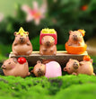 12pcs New Capybara Blind Box Simulation Mini Capibara Action Figures Doll Children Birthday Christmas Gift