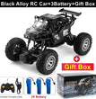 4WD Remote Control Car With Led Lights Radio RC Buggy Off-Road Drift Trucks RTR Vehicle Gifts Toys for Children Boys Kids Adults