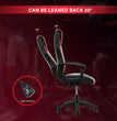 Gaming Chair, Backrest and Seat Height Adjustable Swivel Recliner Racing Office Computer Ergonomic Video Game Chair