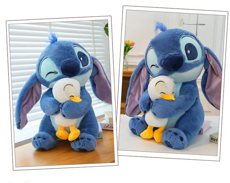 Disney Plush Doll Stitch Lilo Doll Cute Duck Stitch Plush Stuffed Toy Christmas Children's Birthday Gift Kawaii Decoration Toys