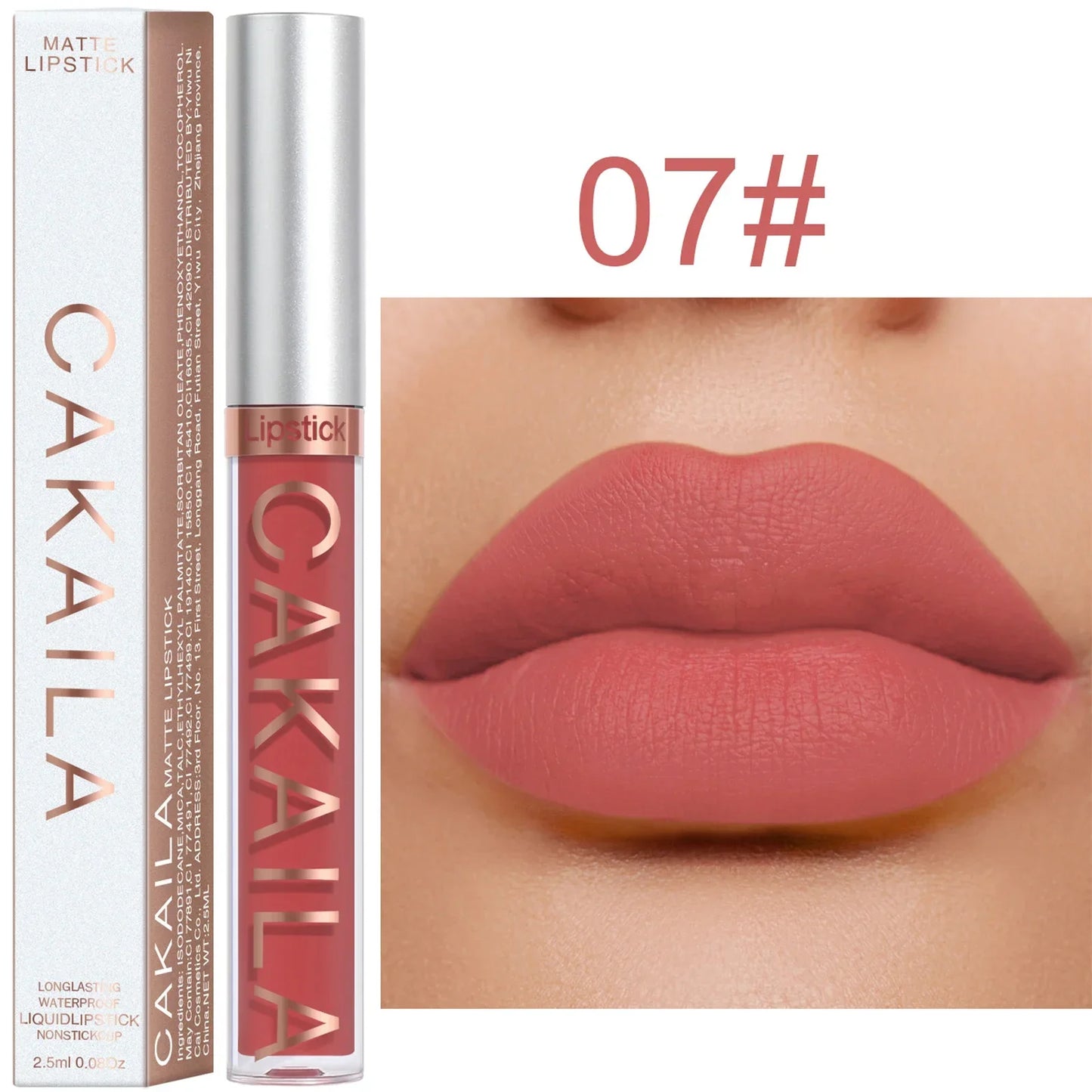 18 Colors Matte Lipgloss Wholesale Cheap Liquid Lipstick Makeup Lip Color Batom Long Lasting Sexy Red Pink Nude Lip Gloss Bulk