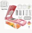 12 in 1 Multifunctional Vegetable Cutter Food Chopper Potato Slicer Carrot Grater Onion Shredder Salad Cutter Kitchen Gadgets