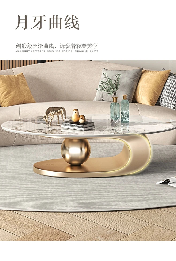 Nordic Living Room Coffee Tables Modern Design Decor Oval Coffee Tables Minimalist Mesa De Centro De Sala Home Furniture