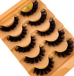 5pairs Classic Hybrid Volume Lashes New Arrival Wispy D Curl Short Russian Strip Lashes Makeup False Eyelashes