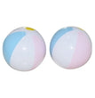 PVC Inflatable Beach Ball Swimming Pool Toy 40cm Big Rainbow Beach Ball 30cm Colourful Inflatable Pool Ball Kids