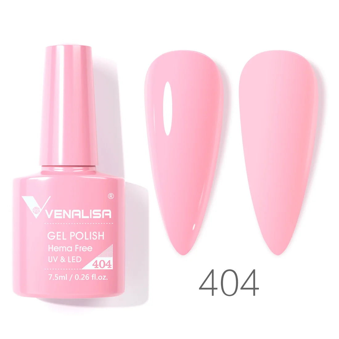 Venalisa Nail Gel Polish 7.5ml HEMA FREE Soak Off UV LED Gel Varnish Full Coverage Super Texture Gorgeous Nail Manicure