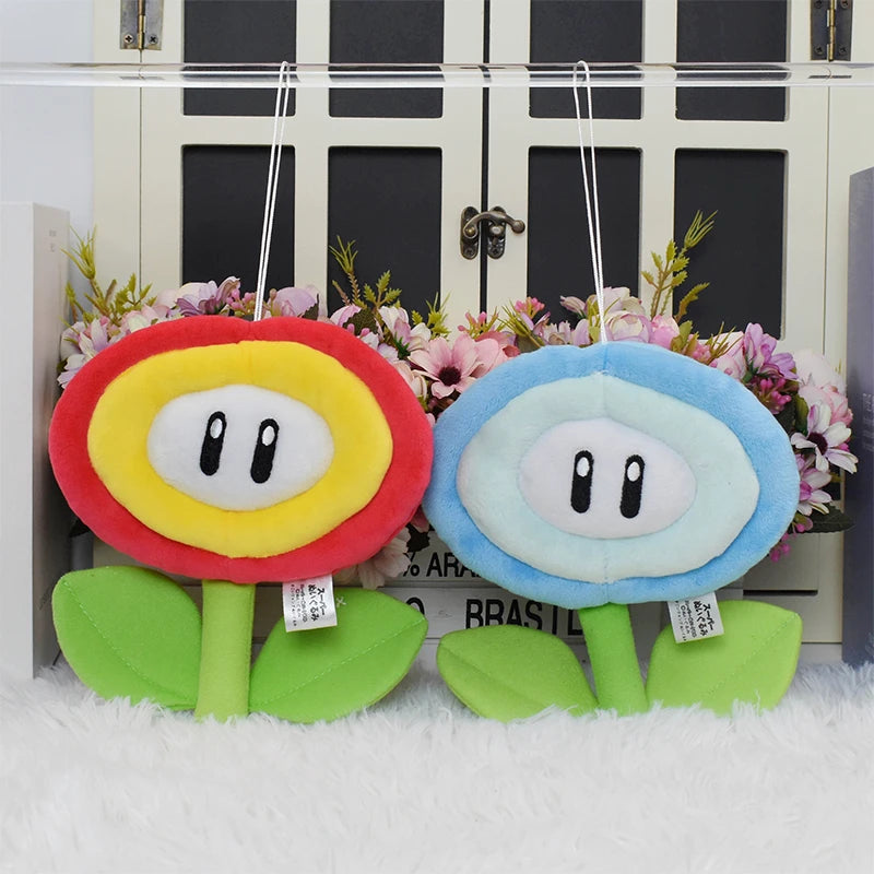 26 Styles Kawaii Mario Ice Fire Flower Boo Cappy Plush Toys Cute Anime Figure Super Star Big Poison Piranha Plant Peluche Dolls