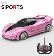 1/18 RC Car LED Light 2.4G Radio Remote Control Sports Cars For Children Racing High Speed Drive Vehicle Drift Boys Girls Toys