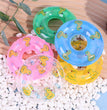 2/4/6/10Pcs Kids Mini Swim Ring Bath Toy Summer Fun Swimming Pool Float Ring Toys for Rubber Ducks Dolls Inflatable Bath Toy