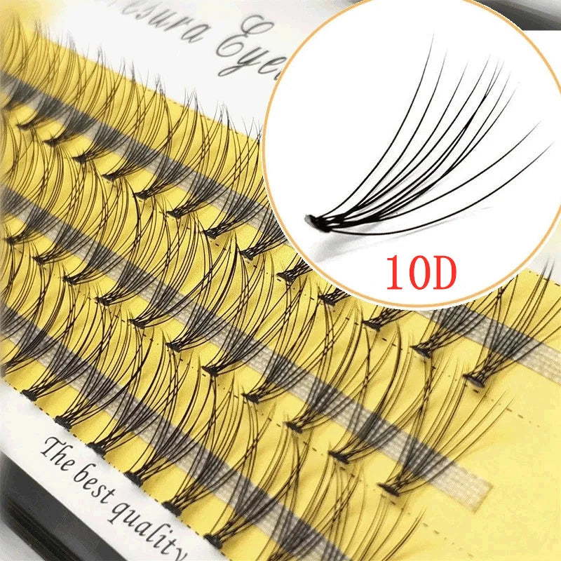 20/30/40D Cluster Eyelashes Natural Eyelash extension Indiviual bunches 1 box/60 bundle makeup Tools Soft box Lashes wholesale