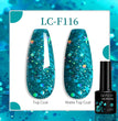 LILYCUTE 129 Colors 7ML Nail Gel Polish Nail Supplies Vernis Semi Permanent Nail Art Manicure Soak Off LED UV Gel Nail Varnishes