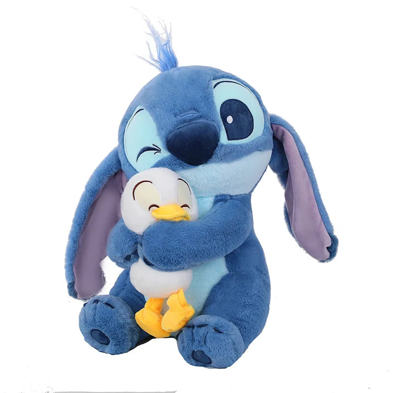 Disney Plush Doll Stitch Lilo Doll Cute Duck Stitch Plush Stuffed Toy Christmas Children's Birthday Gift Kawaii Decoration Toys