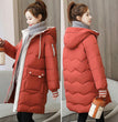 2023 New Women Long Down Cotton Jacket Korean Loose Cotton Coat Winter Thicken Warm Women Parkas Winter Female Hooded Coat