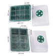 Seed Starter Tray Box With LED Grow Light Nursery Pot Seedling Germination Planter Adjustable Ventilation Humidity 6/12/13 Cell