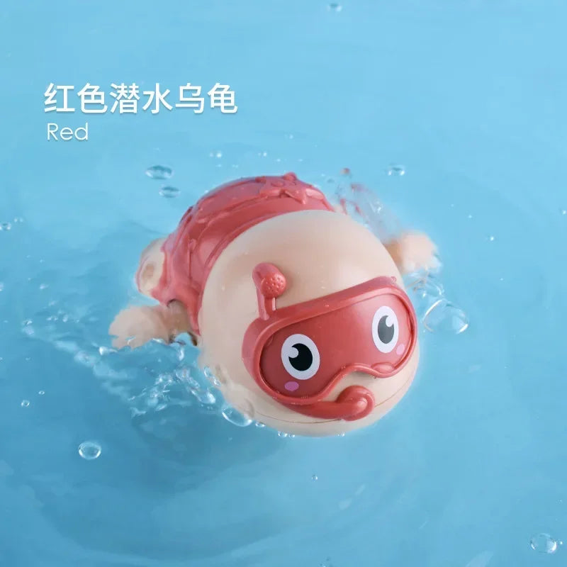 Baby Bath Toys for Kids Swimming Floating Clockwork Cute Water Play Toys Funny Children Educational Bathroom Shower Bathtub Toy