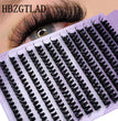 280 Bundles 60D/80D Mink Eyelashes 0.05mm Thin Eyelash Extension 3D Russia Volume Individual Eyelash Cluster Makeup Black Lashes