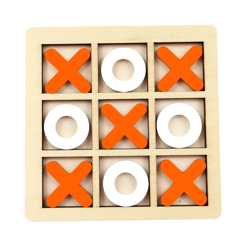 Montessori Play Game Wooden Toy Mini Chess Interaction Puzzle Training Brain Learing Early Educational Toys For Children Kids