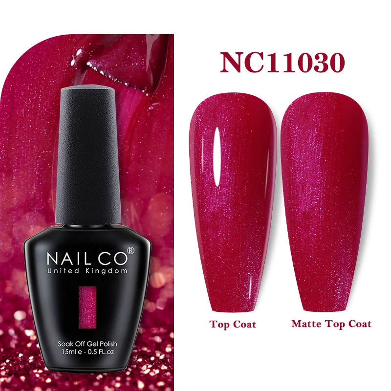 NAILCO 15ml Nail Gel Polish Vernis Semi Permanent UV Varnish Nails Art Manicure Design TOP BASE Hybrid Nail Supplies Nail Glue