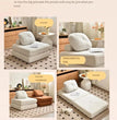 Single Person Sofa Tofu Cubes Home Furniture Living Room Sofa Bed Dual-use Tatami Minimalist Sofa muebles de la sala Apartment