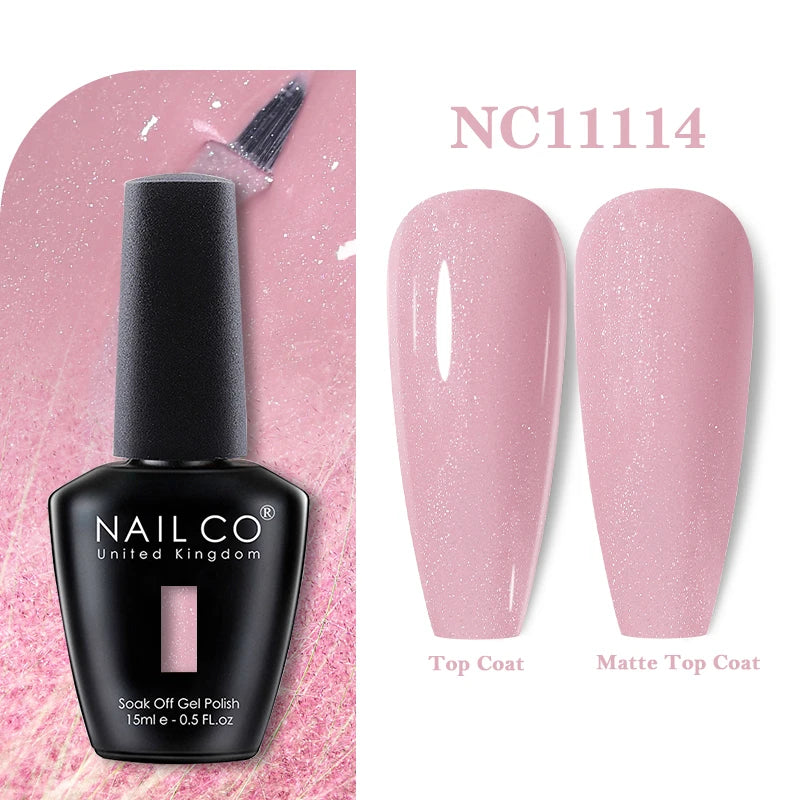 NAILCO 15ml Nail Gel Polish Vernis Semi Permanent UV Varnish Nails Art Manicure Design TOP BASE Hybrid Nail Supplies Nail Glue