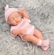 New Silicone Reborn Dolls 20cm Baby Reborn Toys Waterproof Vinyl Bebe Doll Cute Mini Reborn Baby Doll For Girls Birthday Gift