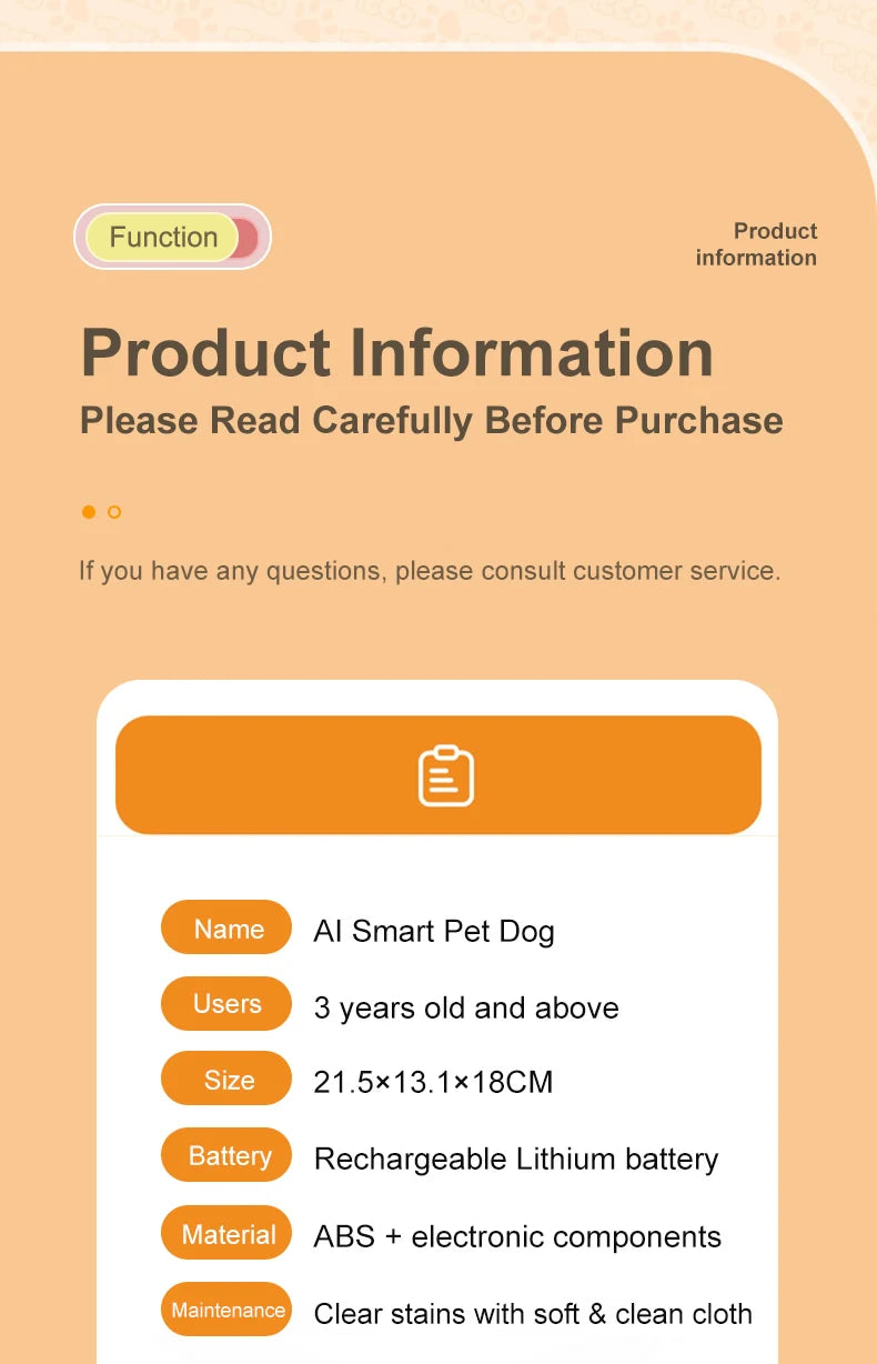 ZWN RC Robot Electronic Stunt Dog Toys Voice Command Programmable Touch-sense With Music Song Robot Dog for Children's Gifts