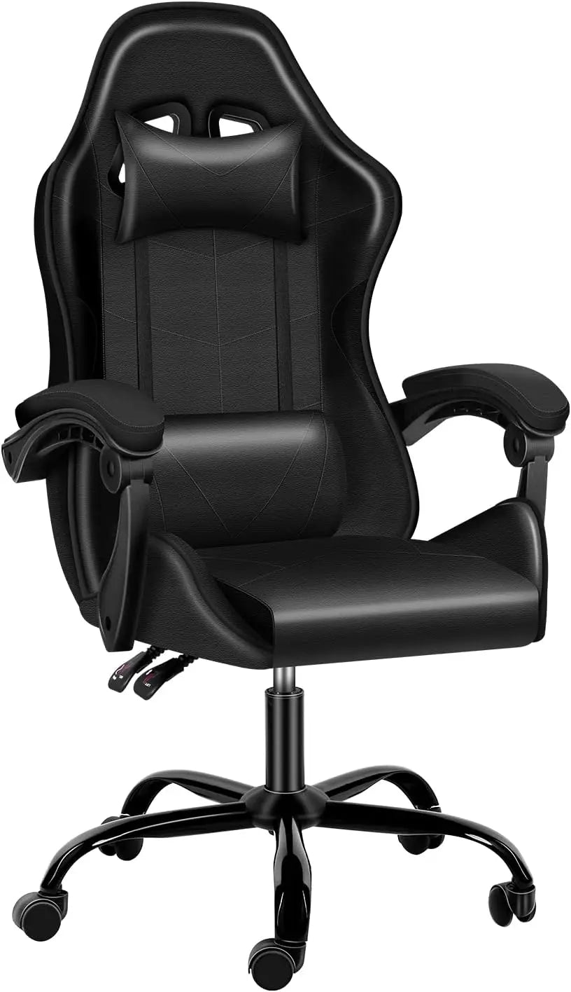 Gaming Chair, Backrest and Seat Height Adjustable Swivel Recliner Racing Office Computer Ergonomic Video Game Chair