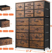 Dresser for Bedroom with 16 Drawers, Tall Chests of Drawers, Organizer, Dressers Bedroom Furniture for Closet Entryway