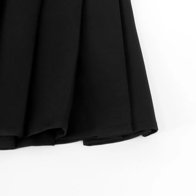 Sexy Mini Skirt Women New Summer Black Fashion Zipper Partywear Casual Slim Pleated Skirt Elegant Versatile Sexy Female Skirt