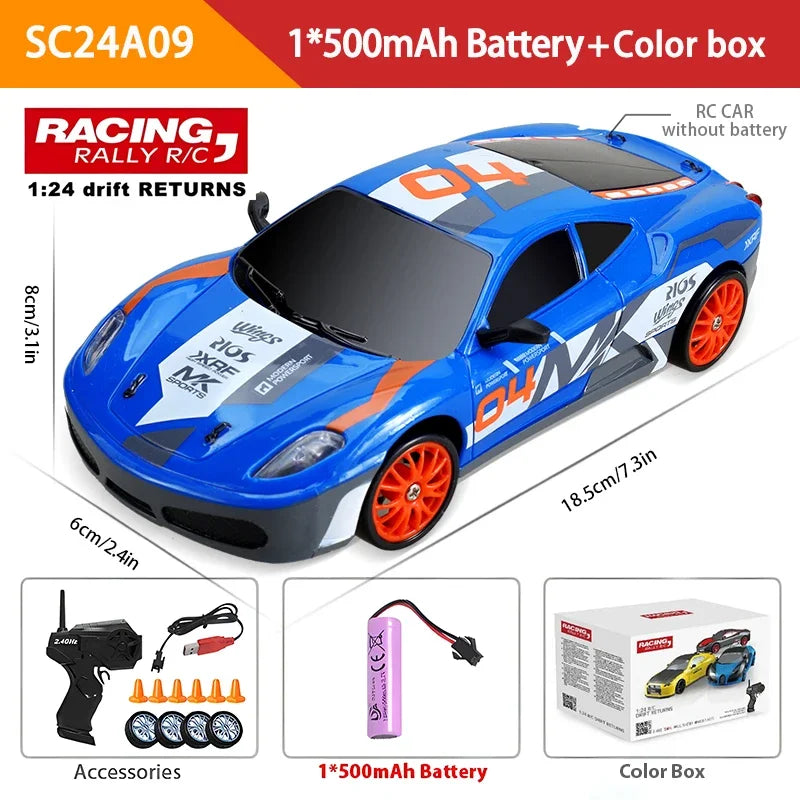 2.4G High speed Drift Rc Car 4WD Toy Remote Control AE86 Model GTR Vehicle Car RC Racing Cars Toy for Children Christmas Gifts