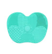 Apple Shaped Silicone  Makeup Brush Cleaning Pad-Efficient & Portable & Reusable Makeup Brush Cleaning Mat With Suction Cup