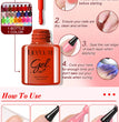 LILYCUTE 6Pcs/Set Gel Nail Polish Popular Colors In Autumn Semi Permanent Soak Off UV LED Nail Art Gels Nail Gel Polish