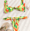 ZRTAK Two Piece Suit Bikinis 2024 Women Swimsuit Push Up Bathing Suit Sexy Bikinis Sets Swimwear Print Beachwear Solid Biquinis