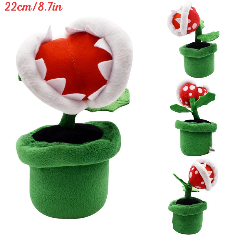 26 Styles Kawaii Mario Ice Fire Flower Boo Cappy Plush Toys Cute Anime Figure Super Star Big Poison Piranha Plant Peluche Dolls