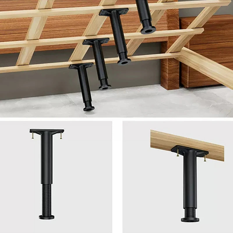 Telescopic Bed Beam Support Foot Reinforced Plastic Adjustable Furniture Sofa Leg Bottom Load Bearing Bracket