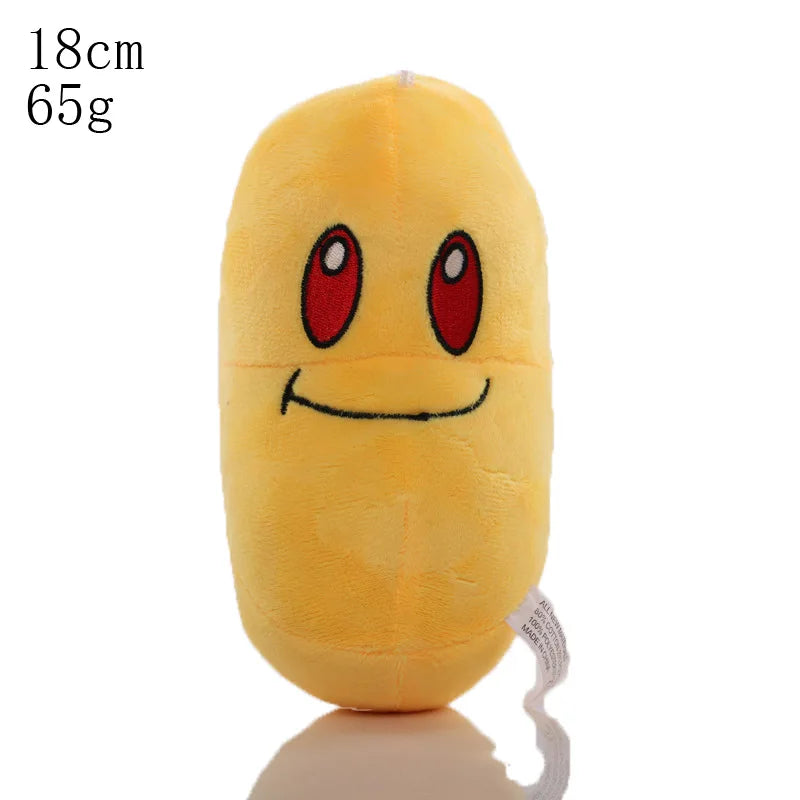 Plants vs Zombies Peashooter Plush Toy Doll Heavenly Peach Grapeshot Fire Gourd Plush Soft Stuffed Toys Gifts for Children Kids