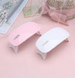 Mini Nail Polish Glue Drying Baking Lamp USB Interface Folding Mouse  Lamp Small Nail Lamp