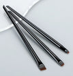 3 Pcs edge eyeliner brush oblique head eyebrow brush outline eyeliner brush ultra-thin eyeshadow brush makeup tools