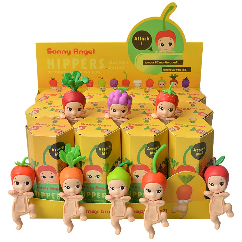 Sonny Angel Blind Box 20th Anniversary Harvest Series Fruit And Vegetable Anime Figures Ornaments Dolls Fans Children Gift