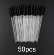 50pcs Disposable Eyebrow brush for Eyelash Extension Mascara Wand Applicator Spoolers Eye Lashes Cosmetic Brushes makeup tools