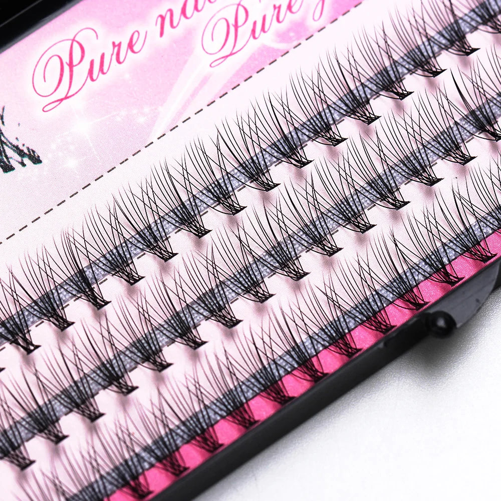 20/30/40D Cluster Eyelashes Natural Eyelash extension Indiviual bunches 1 box/60 bundle makeup Tools Soft box Lashes wholesale