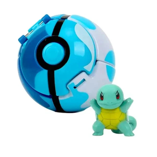 Pokeball Pokemon Figurine Elf Ball Anime Figure Cartoons Pikachu Charizard Pocket Monster Pet Anime Action Model Toy Kids Gifts