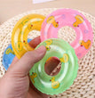 Kids' Mini Swim Ring Bath Toy Swimming Pool Float Circle Ring Toys Toy Baby Funny Doll Floating Rubber Bath Inflatable Games